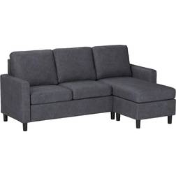 Shintenchi HB009 Dark Grey Sofa 78.7" 3 Seater