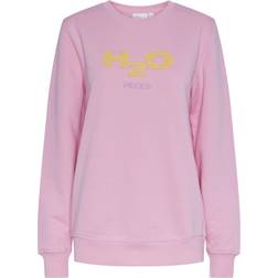 Pieces Mixtape Sweatshirt - Begonia Pink