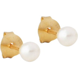 ENAMEL Copenhagen Coco Stud - Gold/Pearl