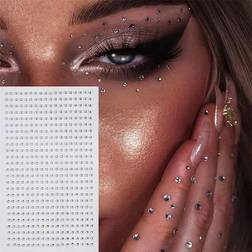 Shein 2mm Facial Gem Hair Gem Sticker Eyebrow Gem Sticker Diamond Sticker