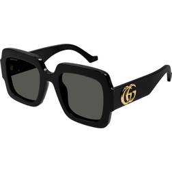 Gucci Femme Sunglass GG1547S - Couleur de Lentille Gris