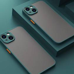 Shein 1PCS Shockproof Armor Matte Phone Case For IPhone 15 14 13 12 11 Pro Max XR XS X 7 8 Plus Luxury Silicone Bumper Clear Hard Cover