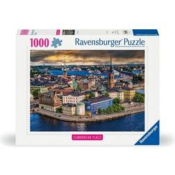 Ravensburger Ravensburger Puzzle Scandinavian Places 12000114 Stockholm, Schweden 1000 Teile Puzzle für Erwachsene und Kinder ab 14 Jahren