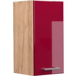 VICCO R-Line Oak / Bordeaux-Red Armario de Pared 31x60cm