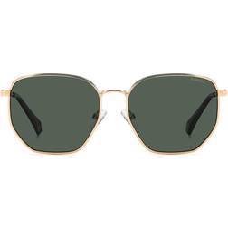 Polaroid PLD 6214/S/X Sunglasses - Metal Gold/Green