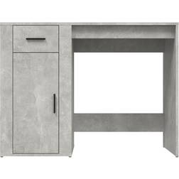 vidaXL 816788 Concrete Grey Writing Desk 49x100cm