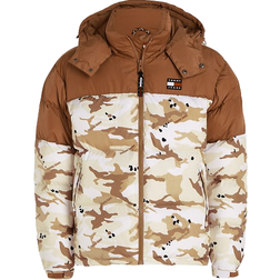 Tommy Hilfiger All Over Print Alaska Puffer Jacket - Woodland Camo Aop Beige