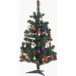 House of Seasons Artificial LED Gently Dark Green Árbol de Navidad 90cm