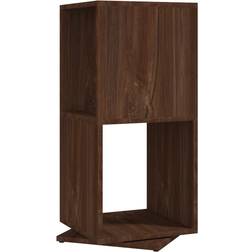 vidaXL 339563 Brown Oak Étagère à livres 75.5cm