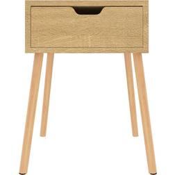 vidaXL 326801 Sonoma Oak Table de chevet 40x40cm