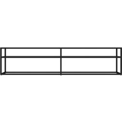 vidaXL 331723 Black TV-bänk 180x40.5cm