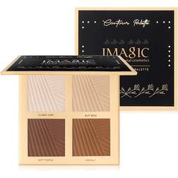 Imagic Professional Cosmetics 4-Color Contour Powder Palette FA-120