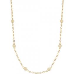 Snö of Sweden Florence Plain Chain Necklace - Gold