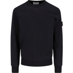 Stone Island Garment Dyed Crewneck Sweatshirt - Black