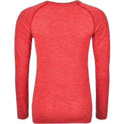 Odlo The Essentials Seamless Long Sleeve Running T-shirt - American Beauty Melange