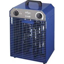 Blue Electric Fan Heater 9kW 400V