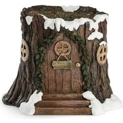Lykketrold The Grandam Family House Tree Stump Brown Prydnadsfigur 20cm