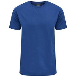 Hummel Red Heavy T-shirt - True Blue