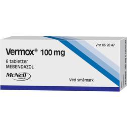 Vermox 100mg 6pcs Tablet