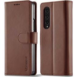 SiGN LC.IMEEKE Galaxy Z Fold 4 Plånboksfodral Shockproof Magnetic Brun