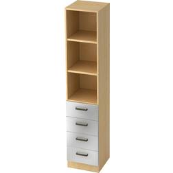 hjh OFFICE SIGNA G 7600 Ahorn/Silber 5 Lagerschrank