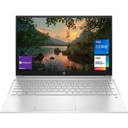 HP Pavilion Laptop, 15.6" FHD Touchscreen, Intel Core i7-1255U, 16GB RAM, 1TB SSD, HDMI, Webcam, Wi-Fi 6, Backlit KB, Fingerprint Reader, Windows 11 Home, Silver