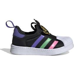 adidas Toddler Originals x Disney Mickey Superstar 360 Shoes - Core Black/Cloud White/Yellow