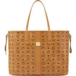 MCM Reversible Liz Shopper Large - Cognac