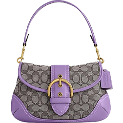 Coach Soho Bag In Signature Jacquard - B4/Iris