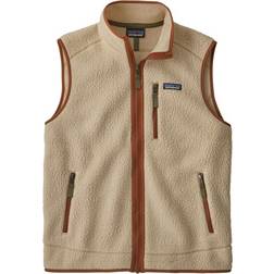 Patagonia Men's Retro Pile Fleece Vest - El Cap Khaki/Sisu Brown