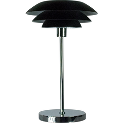 Dyberg Larsen DL20 Black/Chrome Bordlampe 30cm