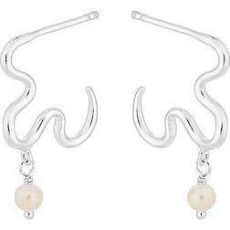 Pernille Corydon Ocean Dream Earrings - Silver/Pearls