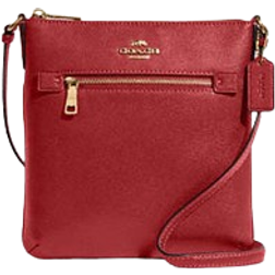 Coach Mini Rowan File Bag - Gold/Red