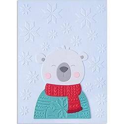 Sizzix Thinlits Die Set 4PK w/Textured Impressions Embossing Folder Cozy Bear