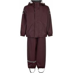 Mikk-Line PU Rain Set with Braces - Huckleberry (33145)