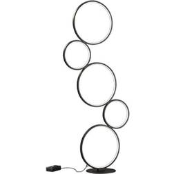 NETLIGHTING Rondo Black Matt Floor Lamp 115cm