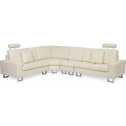 Ebern Designs Goforth Beige Sofa 293cm 6-Sitzer