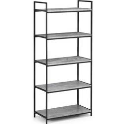 Julian Bowen Staten ‎Concrete Grey/Black Bokhylla 140cm