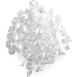 Ct Craft Llc Gift Wrap Ribbons Curly Satin Bows 6" White 6pcs