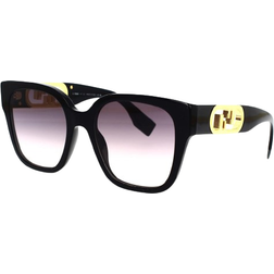 Fendi O'Lock Square Sunglasses Black