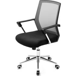 Songmics OBN83GY Black Grey Kontorstol 101.5cm