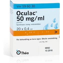 Oculac 50mg/ml 20 st Ögondroppar