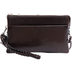 Adax Salerno Combi Clutch Nellie Bag - Dark Brown