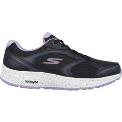 Skechers Gorun Consistent W - Black Leather/Lavender Trim