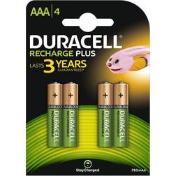 Duracell Recharge Plus AAA 750mAh 4-pack