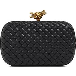 Bottega Veneta Knot Clutch - Black