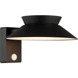 Nordlux Justina Solar Outdoor Wall Light Black