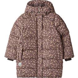 Wheat Yrsa Puffer Jacket - Eggplant Flowers