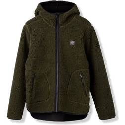 H2O Langli Pile Hoodie - Army