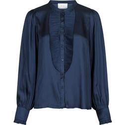 Neo Noir Zola Blouse - Midnight Blue